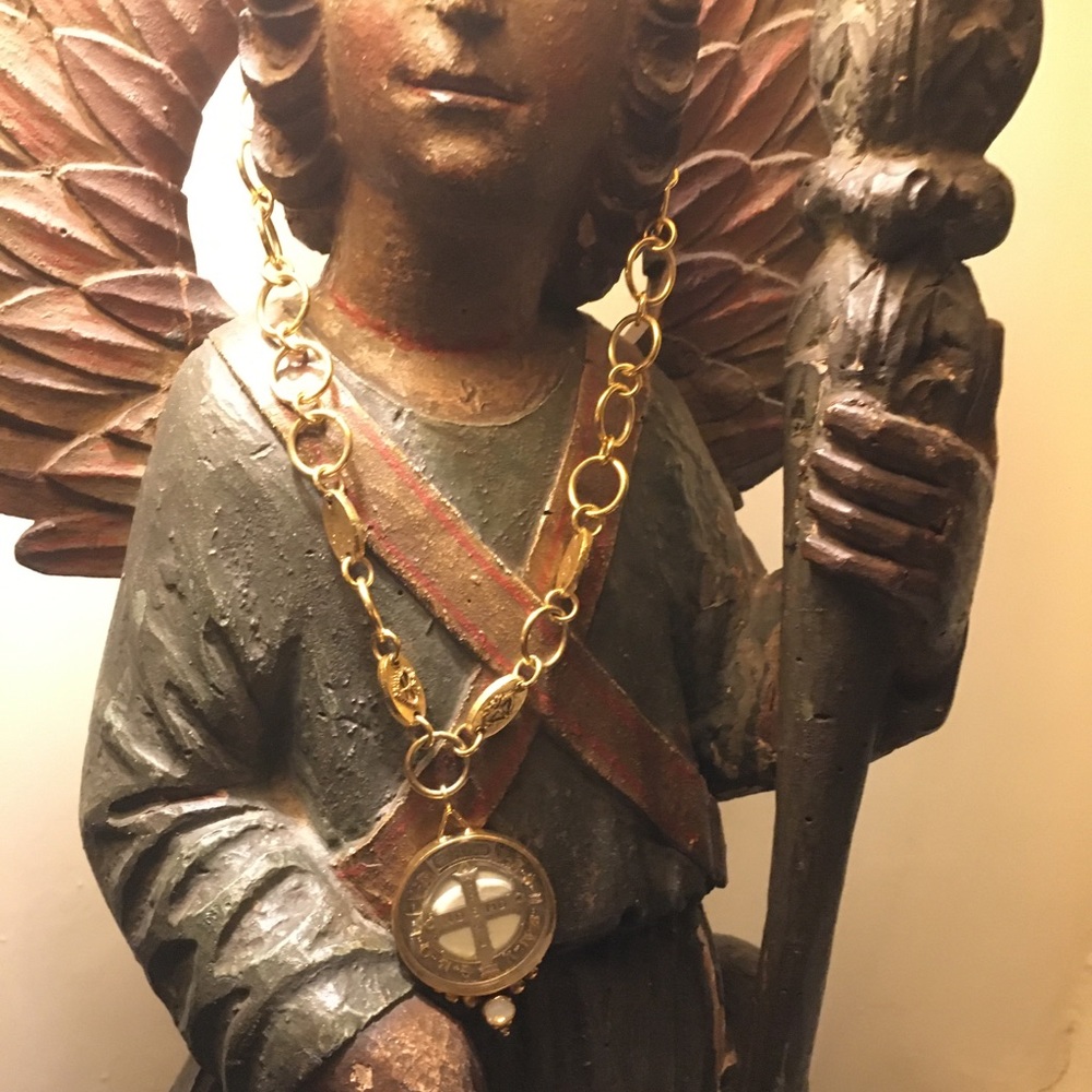 VSA Designs 24k-plated heavy San Benito RARE 18"